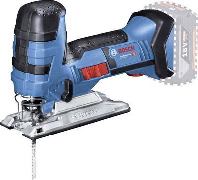 Akumuliatorinis siaurapjūklis BOSCH GST 18 V-LI S Solo, 18 V-0