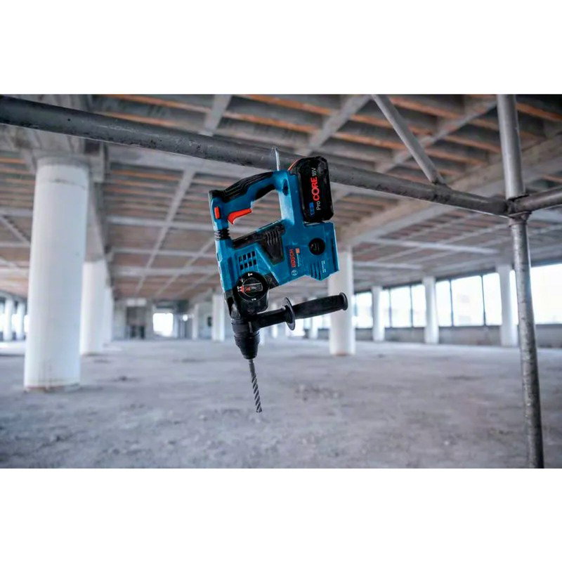 Akumuliatorinis perforatorius BOSCH PRO GBH 18V-28 CF, 18 V solo (be akum., su Bluetooth, L-BOXX) - 3