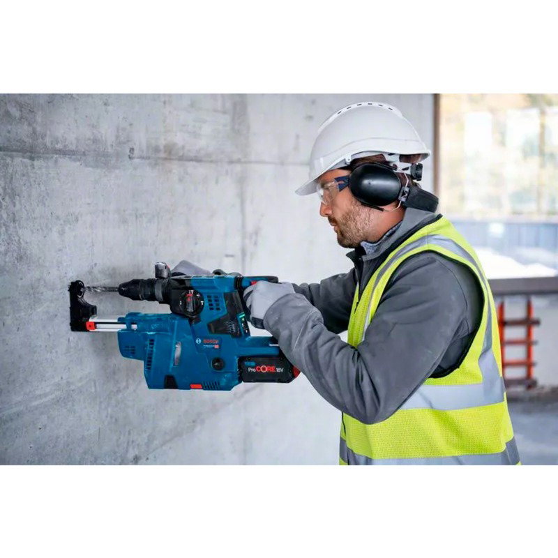 Akumuliatorinis perforatorius BOSCH PRO GBH 18V-28 CF, 18 V solo (be akum., su Bluetooth, L-BOXX) - 5