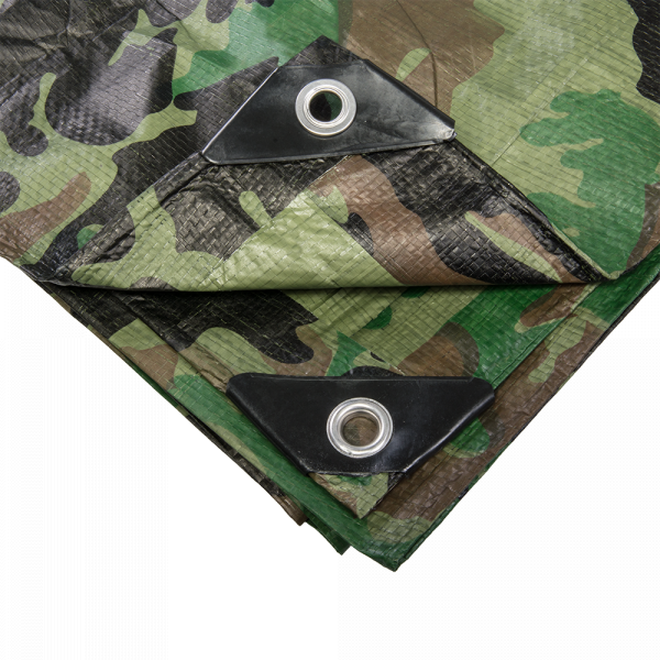 Kamufliažinis lauko tentas Bradas CAMOforest, 8 x 10 m, 90 g/m² - 2