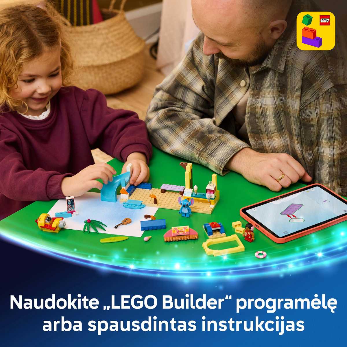 Konstruktorius LEGO Beach Fun With Lilo & Stitch 43280 - 4