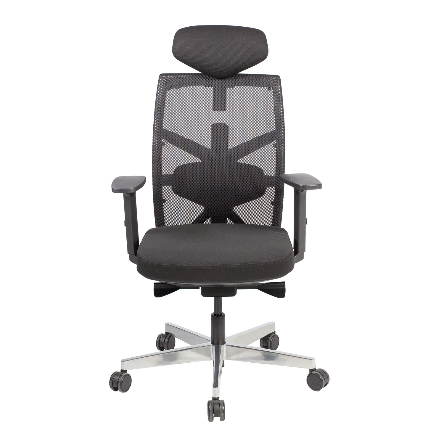 Biuro kėdė TUNE 70x70x111-128 cm, juoda - 2