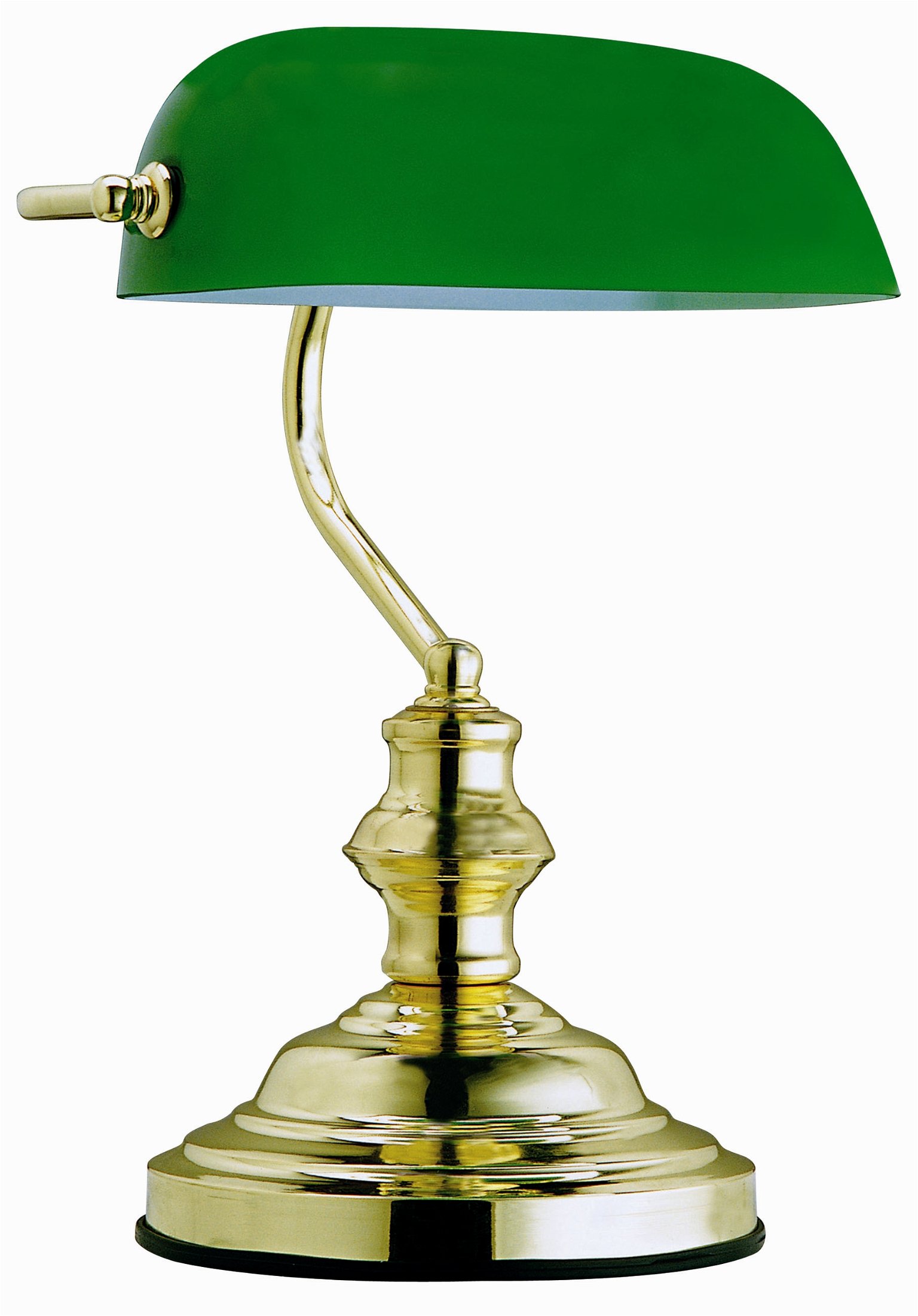 Stalinis šviestuvas GLOBO Antique, 1 x E27, 60W, žalios/ žalvario sp., 25 x 19 x 36 cm