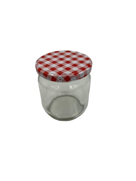 Užsukamas stiklainis su dangteliu, 425 ml-0