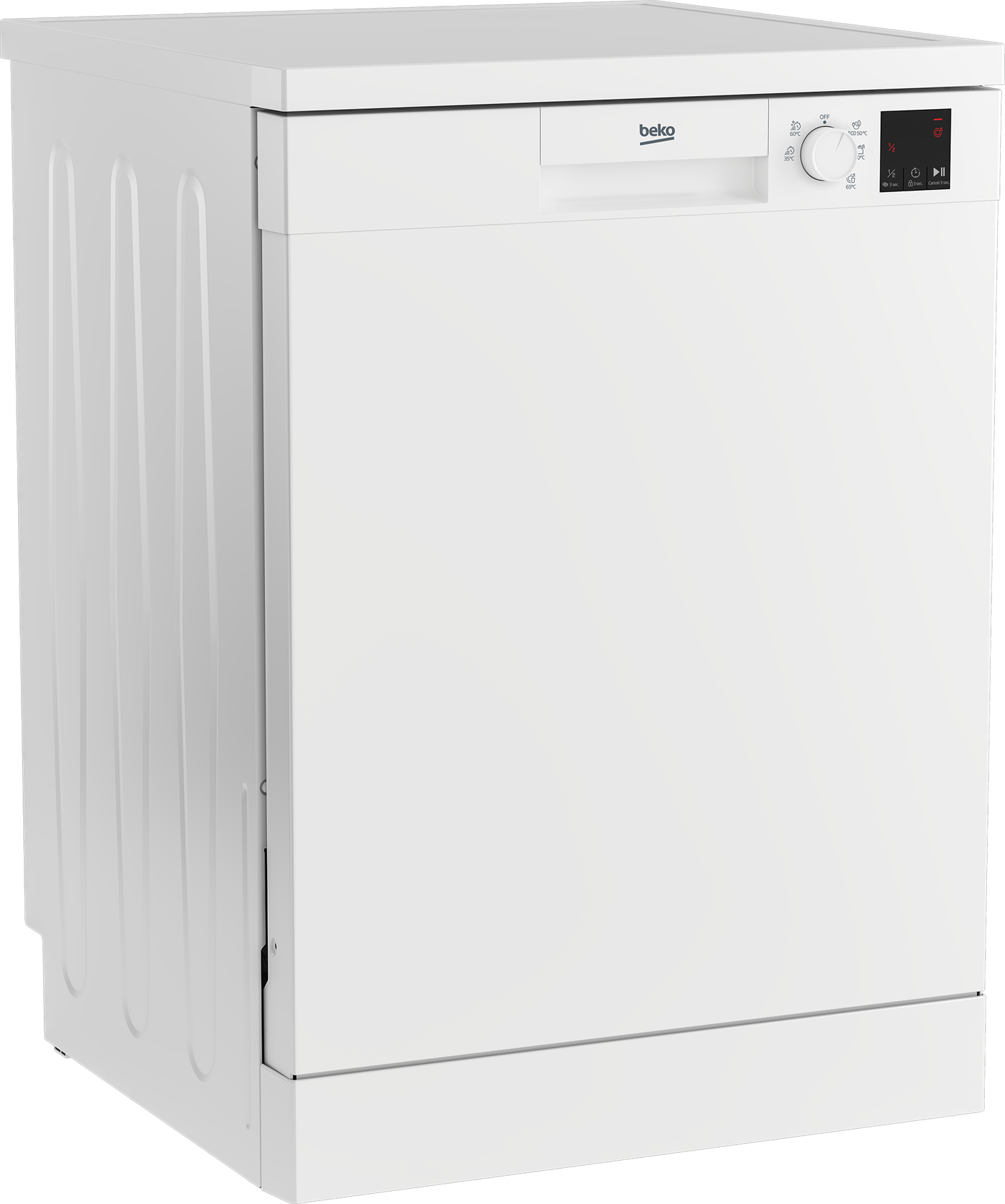 Laisvai pastatoma indaplovė BEKO DVN05320W, 60 cm, 2 krepš.-1