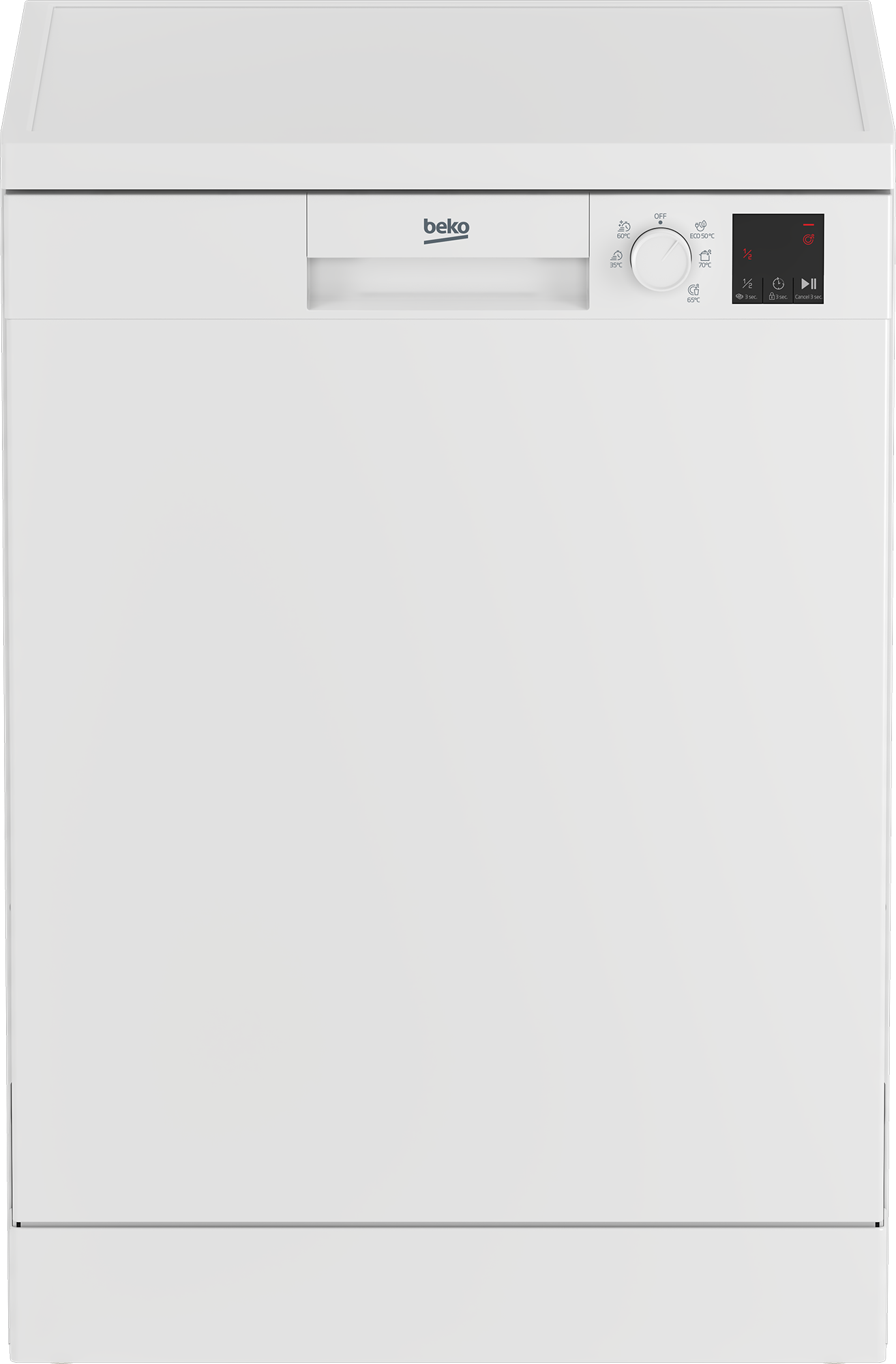 Laisvai pastatoma indaplovė BEKO DVN05320W, 60 cm, 2 krepš.-0