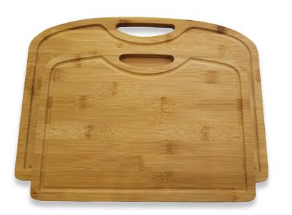 Bambukinė pjaustymo lentelė UNIWELL, 35 x 25 cm-0