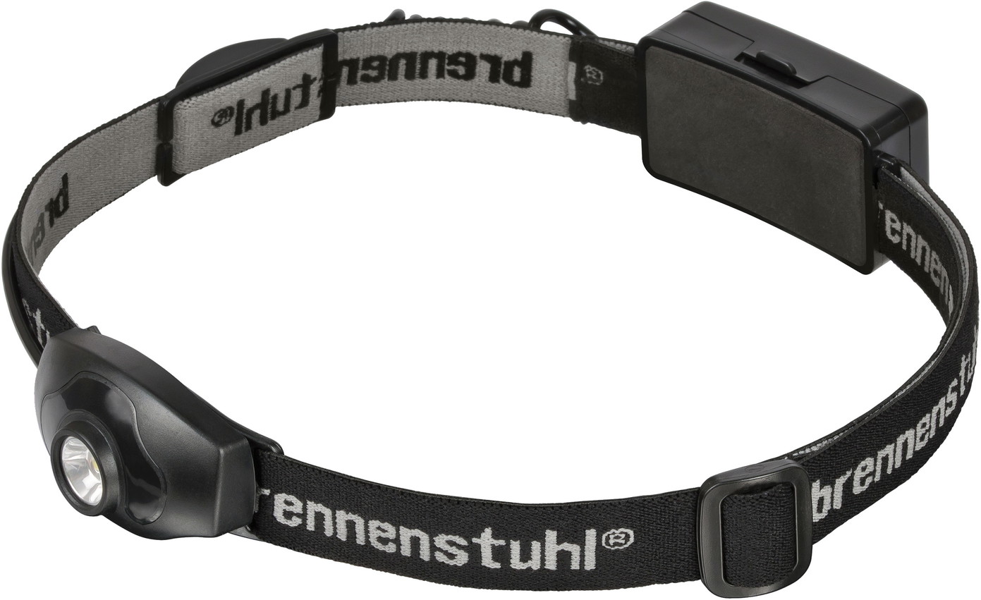 LED žibintas ant galvos BRENNENSTUHL, IP44, 100lm, elementai AA LR6-0