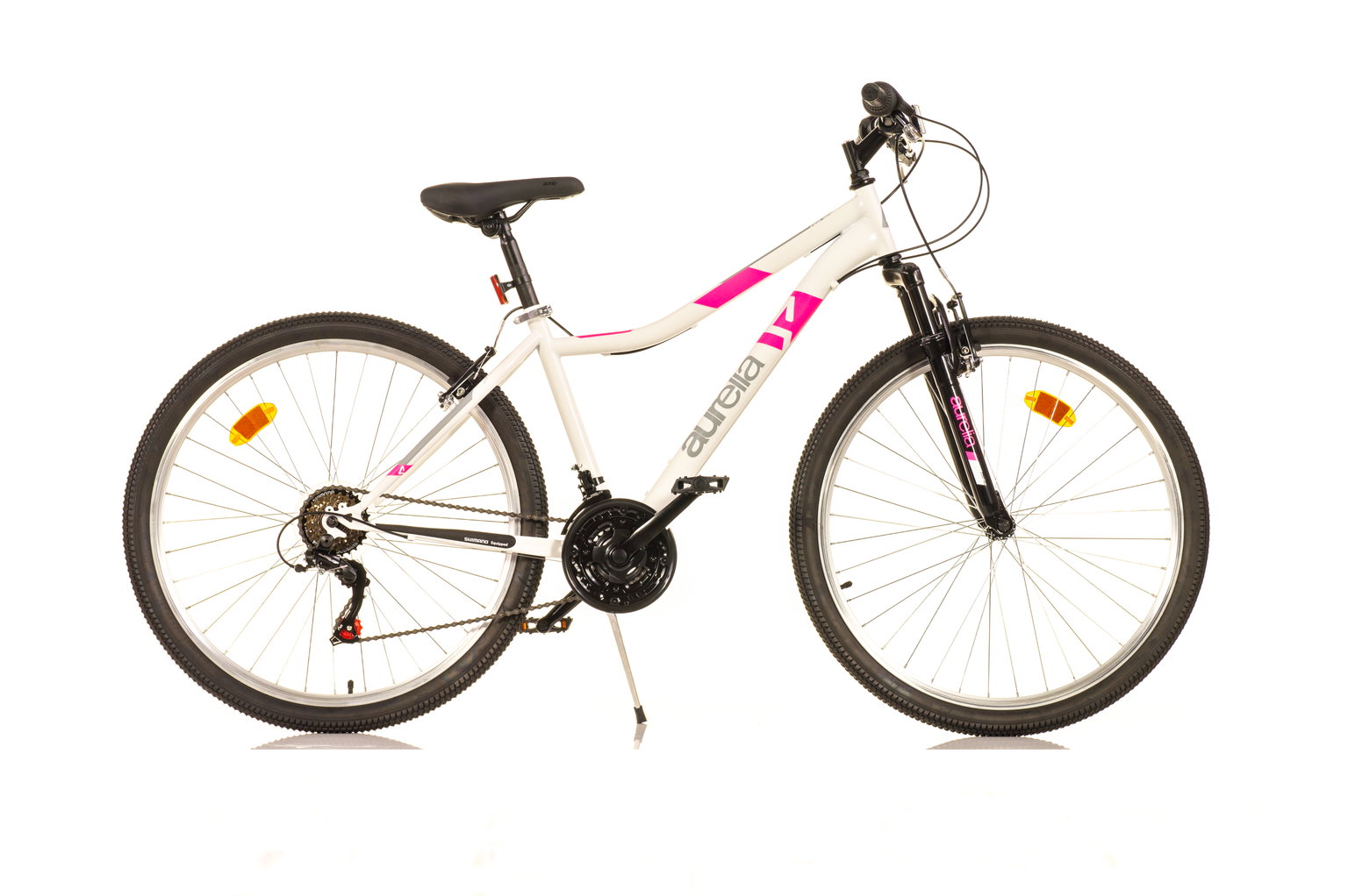 Kalnų dviratis Aurelia 427D, 27.5", baltas-0