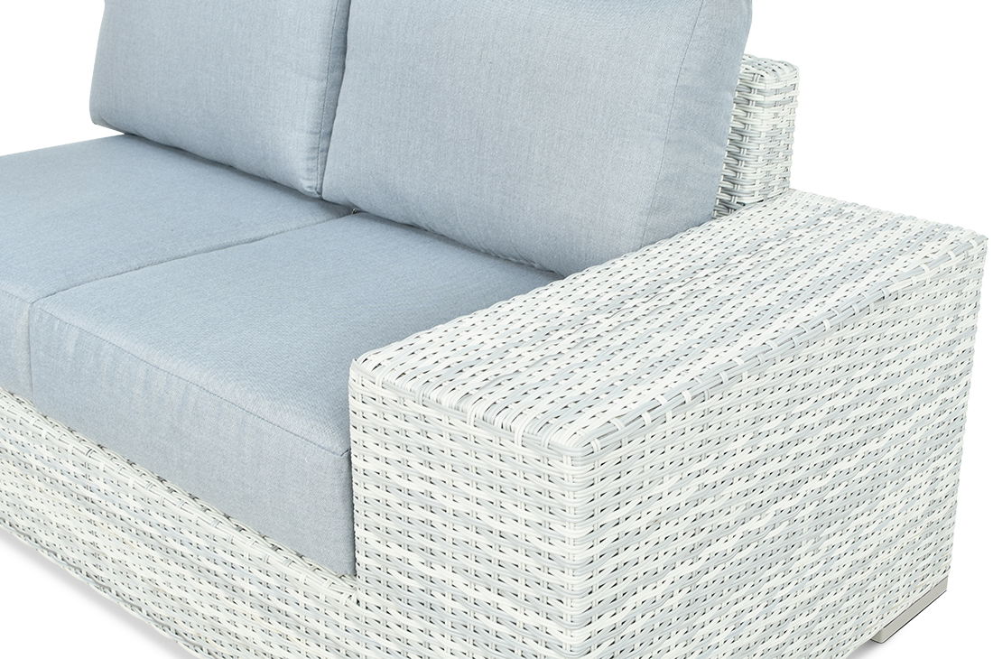 Lauko baldų komplektas AVOCADO, White Grey - 4