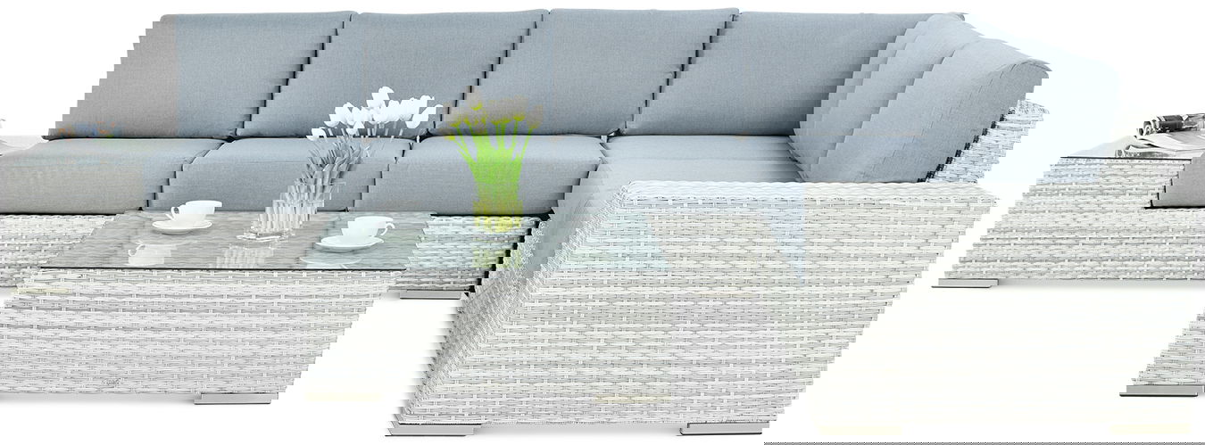 Lauko baldų komplektas AVOCADO, White Grey - 3