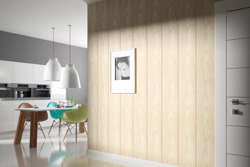 PVC dailylentė CEZAR 101, matinė, baltos sp., 2700 x 250 x 9 mm - 3