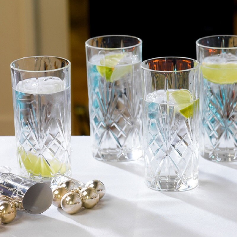 Krištolinės stiklinės RCR MELODIA HB TUMBLER, aukštos, 360 ml, 6 vnt. - 3