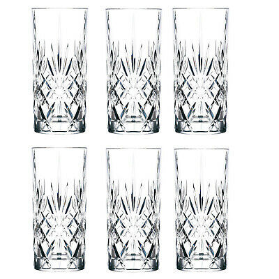 Krištolinės stiklinės RCR MELODIA HB TUMBLER, aukštos, 360 ml, 6 vnt.-1