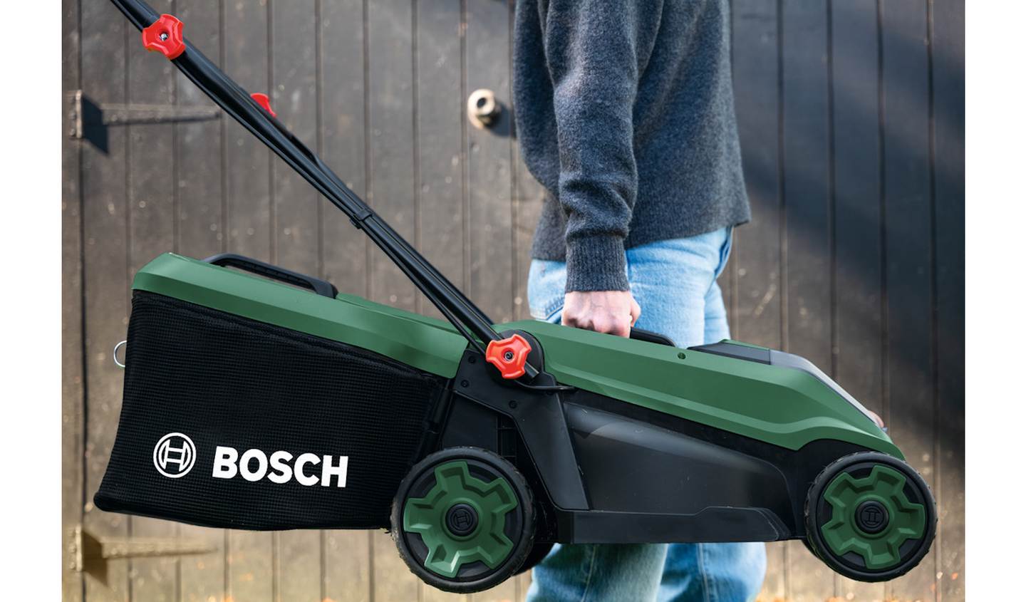 Akumuliatorinė vejapjovė BOSCH Rotak 18V-34, 18 V, 4,0 Ah Li-ion, 34 cm, 35 l-1