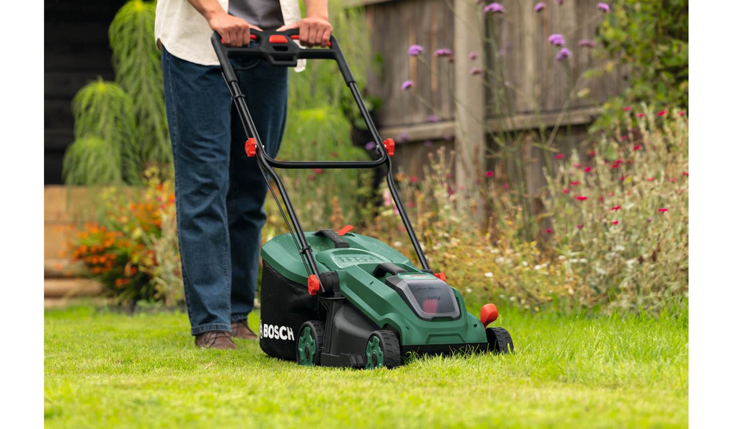 Akumuliatorinė vejapjovė BOSCH Rotak 18V-34, 18 V, 4,0 Ah Li-ion, 34 cm, 35 l - 3