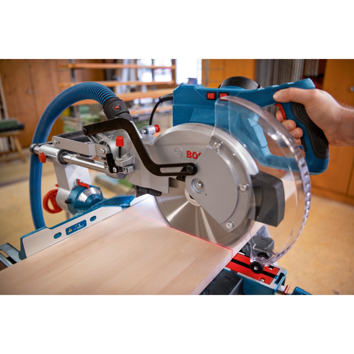 Skersinio pjovimo staklės BOSCH PRO GCM 305-254D, 1500 W, 254 mm - 6