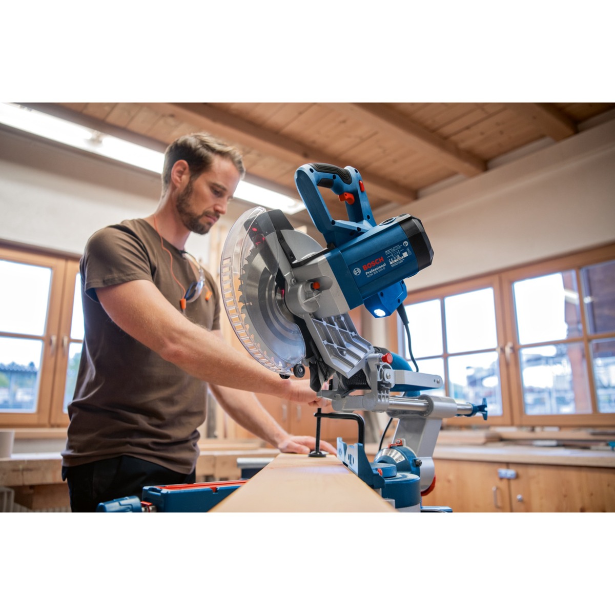 Skersinio pjovimo staklės BOSCH PRO GCM 305-254D, 1500 W, 254 mm - 5