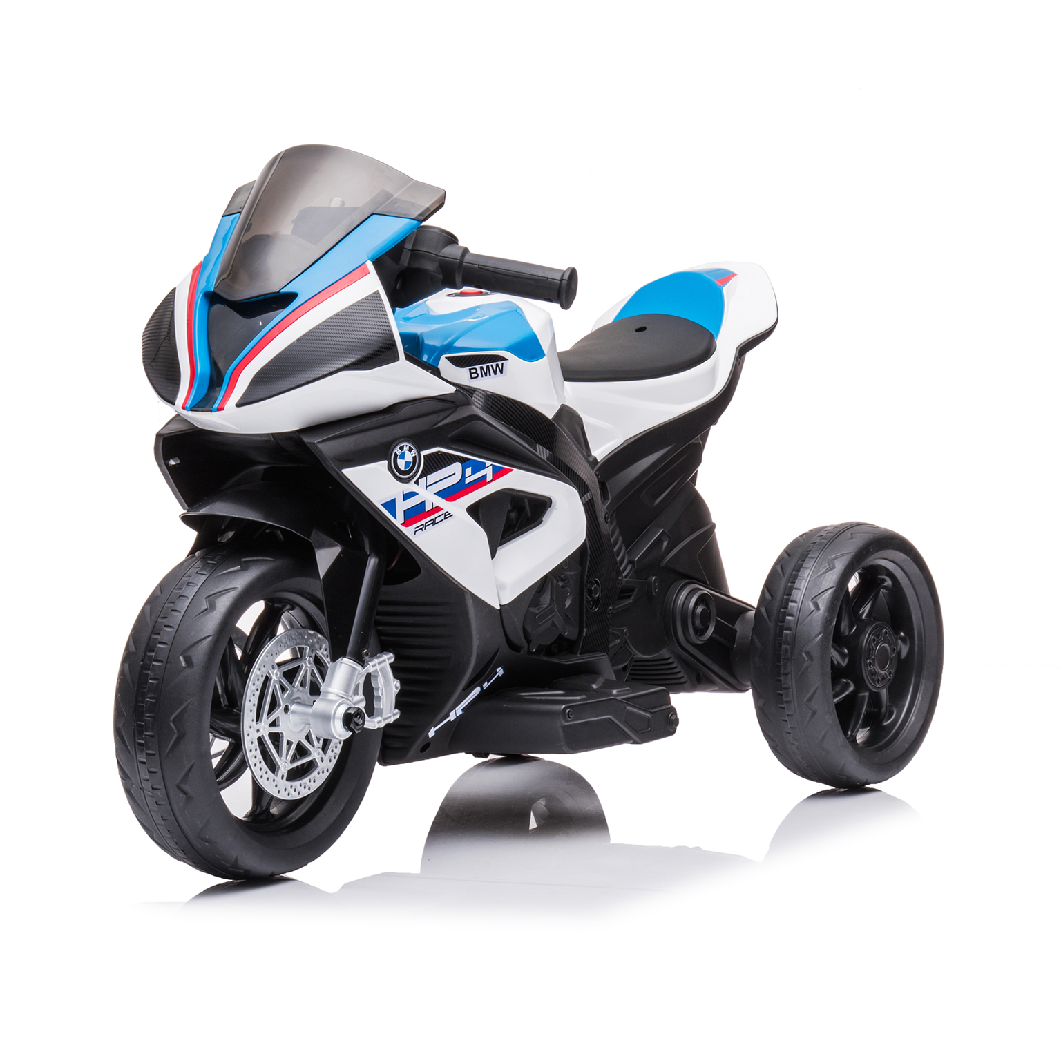 Vaikiškas elektrinis policijos motociklas "BMW HP4"-0