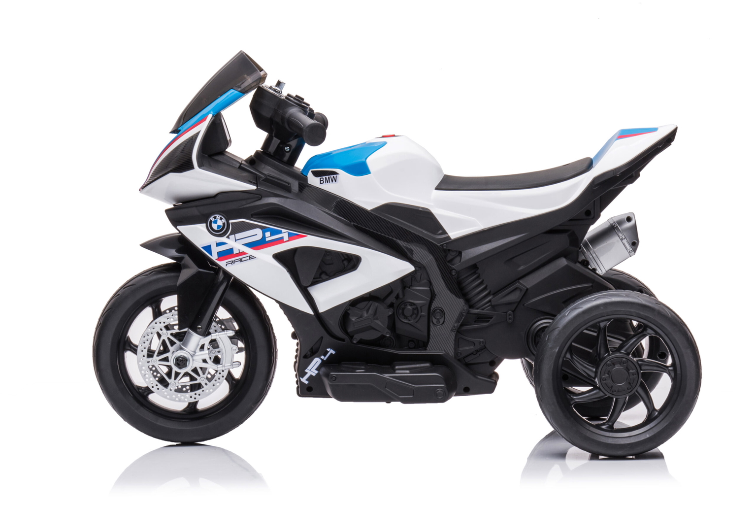 Vaikiškas elektrinis policijos motociklas "BMW HP4" - 6