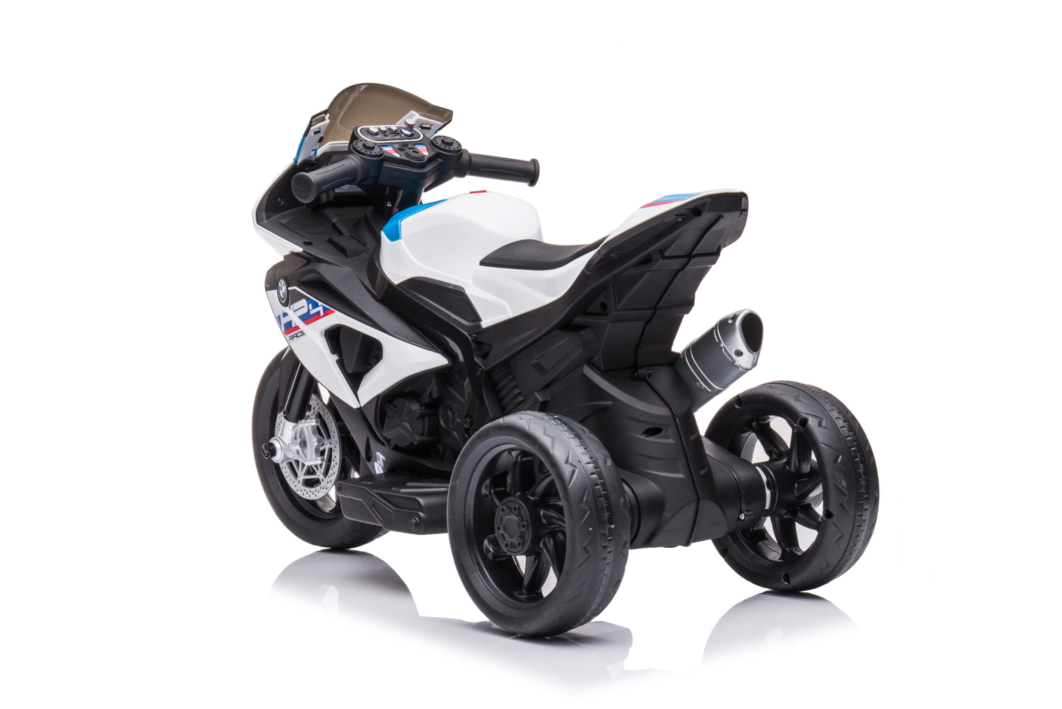 Vaikiškas elektrinis policijos motociklas "BMW HP4" - 5