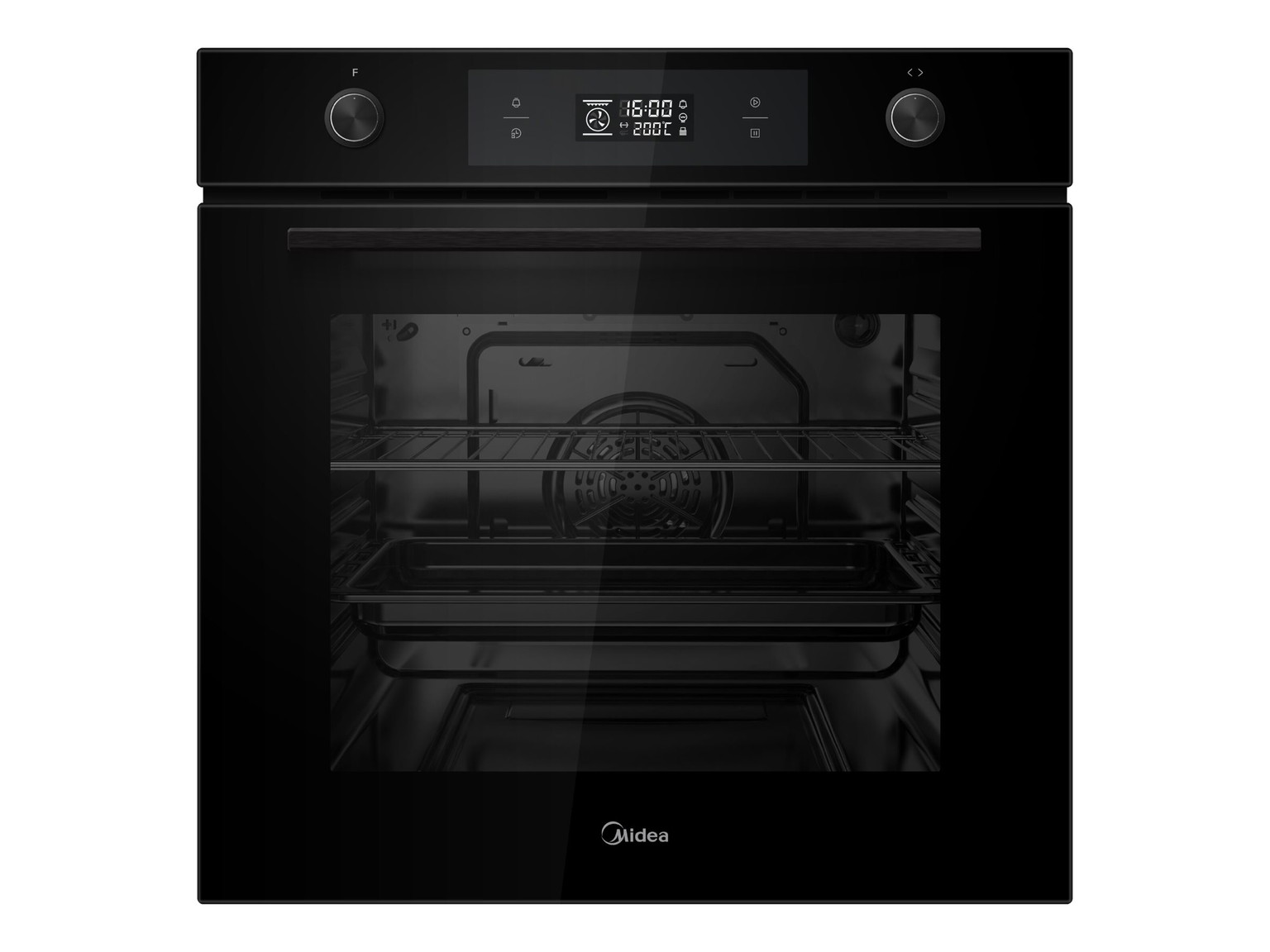 Orkaitė Midea MBON5M90E6-BK, juodos sp.