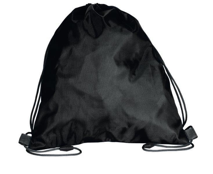 Sportinės aprangos maišelis PASO, juodos sp., 38 x 34 cm