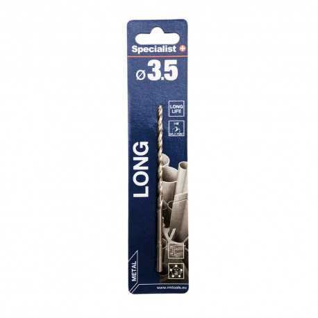 Metalo grąžtas SPECIALIST+ Long, 3,5 x 70 mm, DIN340, prailgintas-0