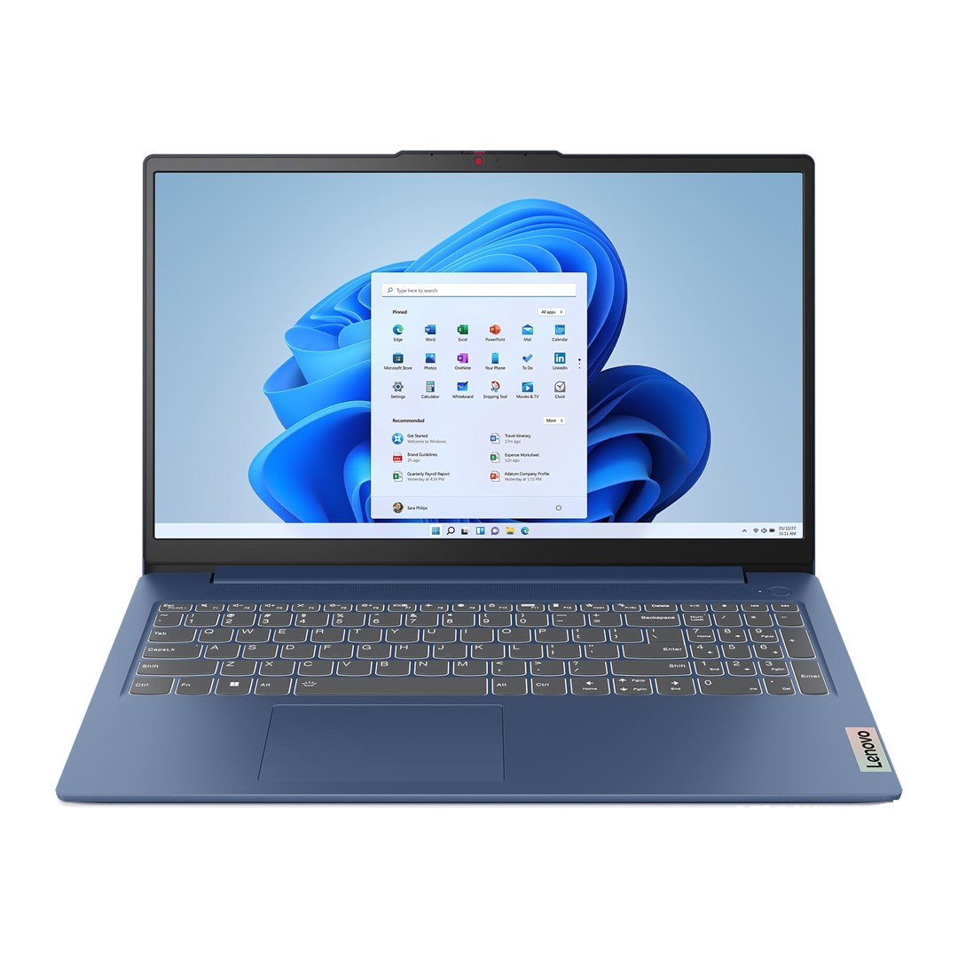 Nešiojamas kompiuteris Lenovo IdeaPad Slim 3 82X700GRPB, Intel Core i3-1315U, 8 GB, 512 GB, 15.6 ", Intel UHD Graphics, tamsiai mėlyna sp., EN, Windows 11 home-0
