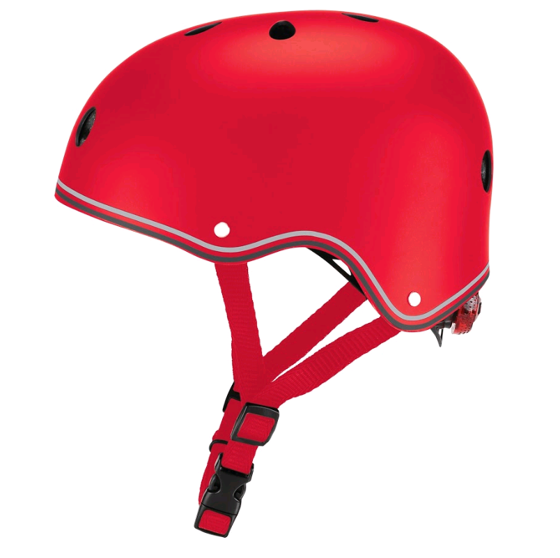 Šalmas Globber Primo Lights, XS/S (48-53 cm), raudonas-0