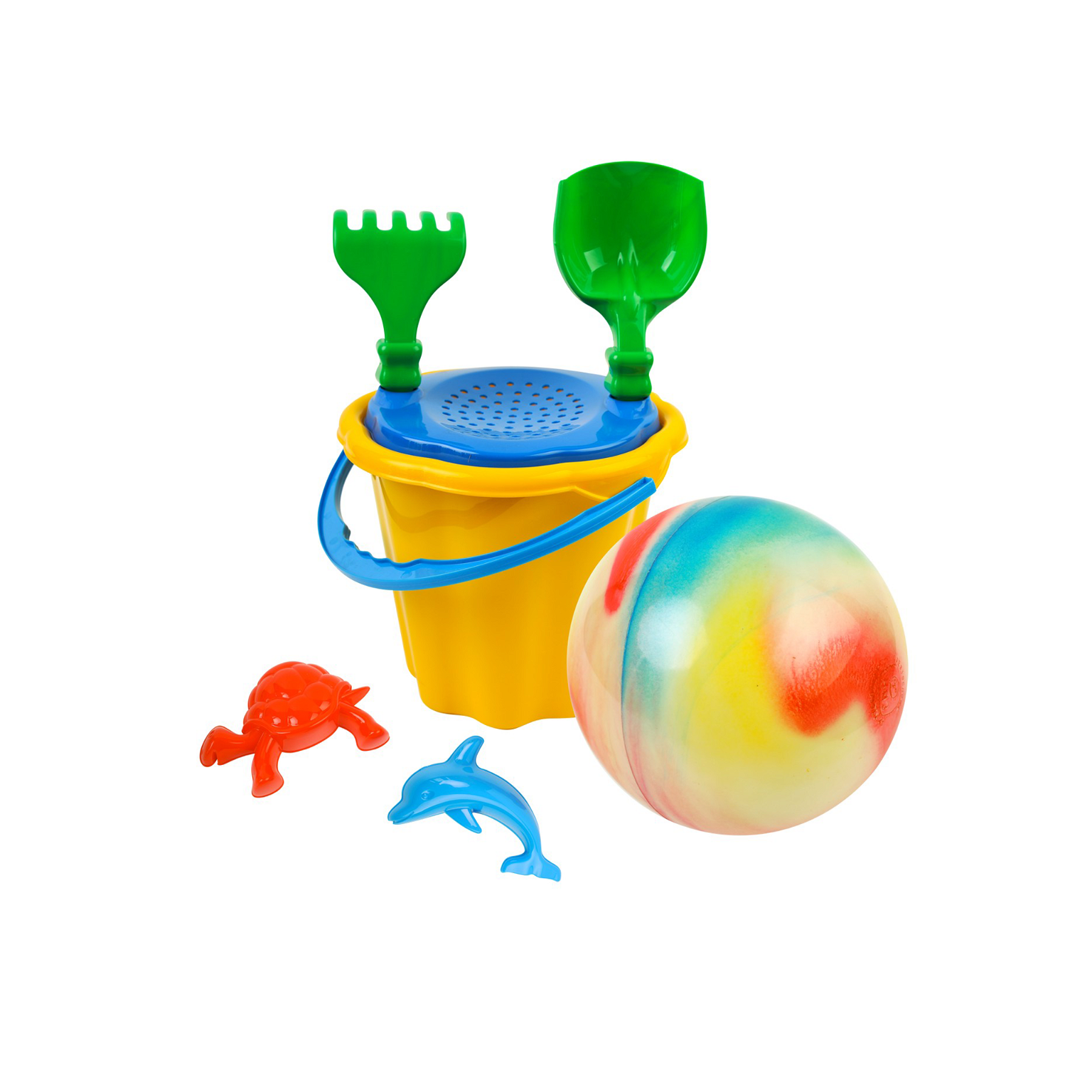 Smėlio žaislų rinkinys Jūrinukas su kamuoliu
