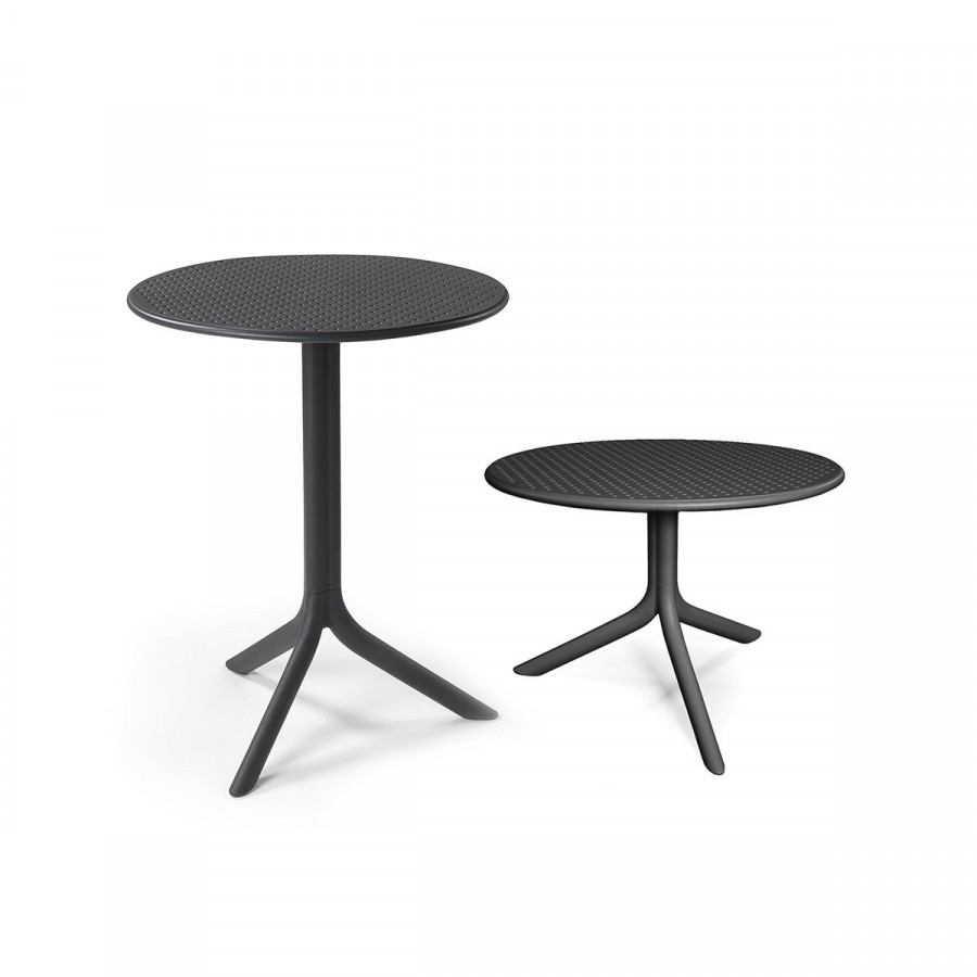 Lauko baldų komplektas BORA BISTROT/STEP 2+1, Antracite - 4
