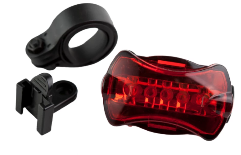 Galinis dviračio žibintas BOTTARI Hero 5 Led, 7 režimai-0