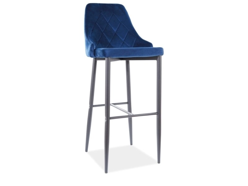 Baro kėdė TRIX B H-1, tamsiai mėlyna