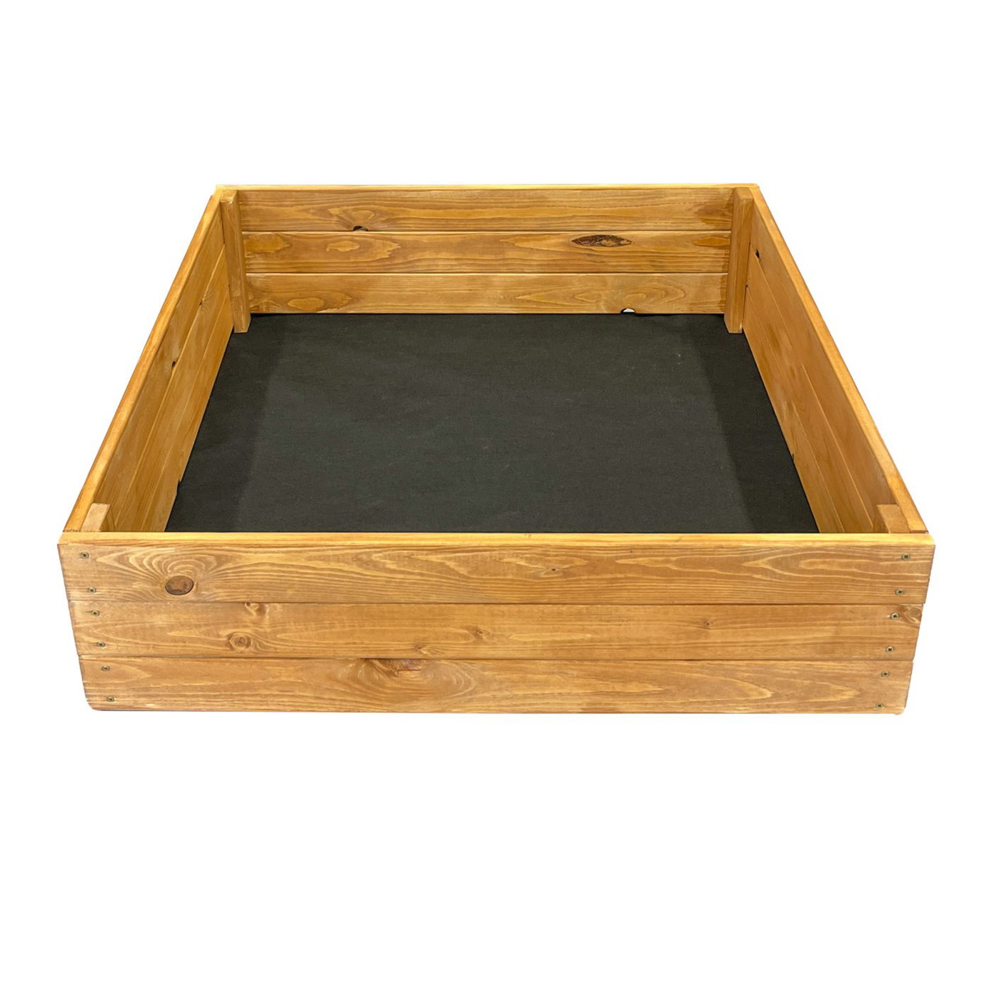 Medinė lysvė 80 x 80 x 27 cm, ruda - 7