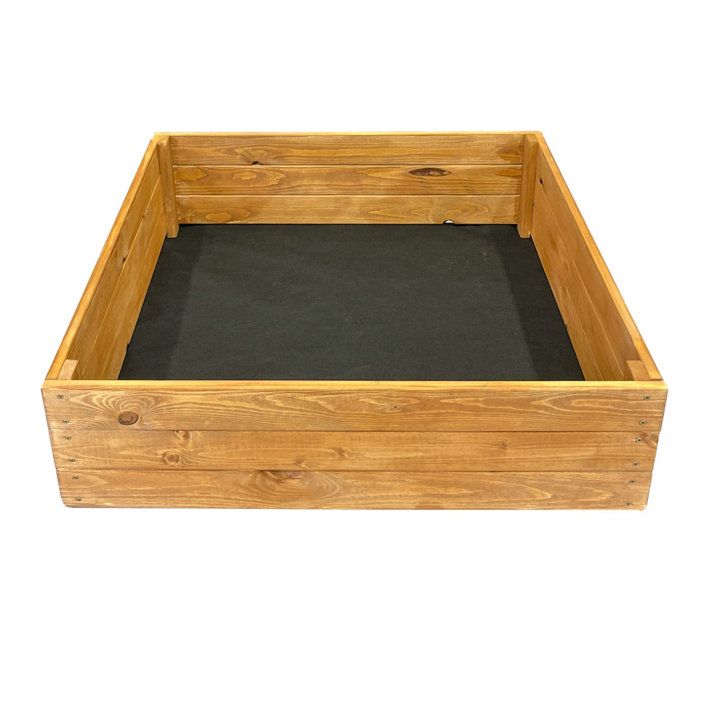 Medinė lysvė 80 x 80 x 27 cm, ruda - 7