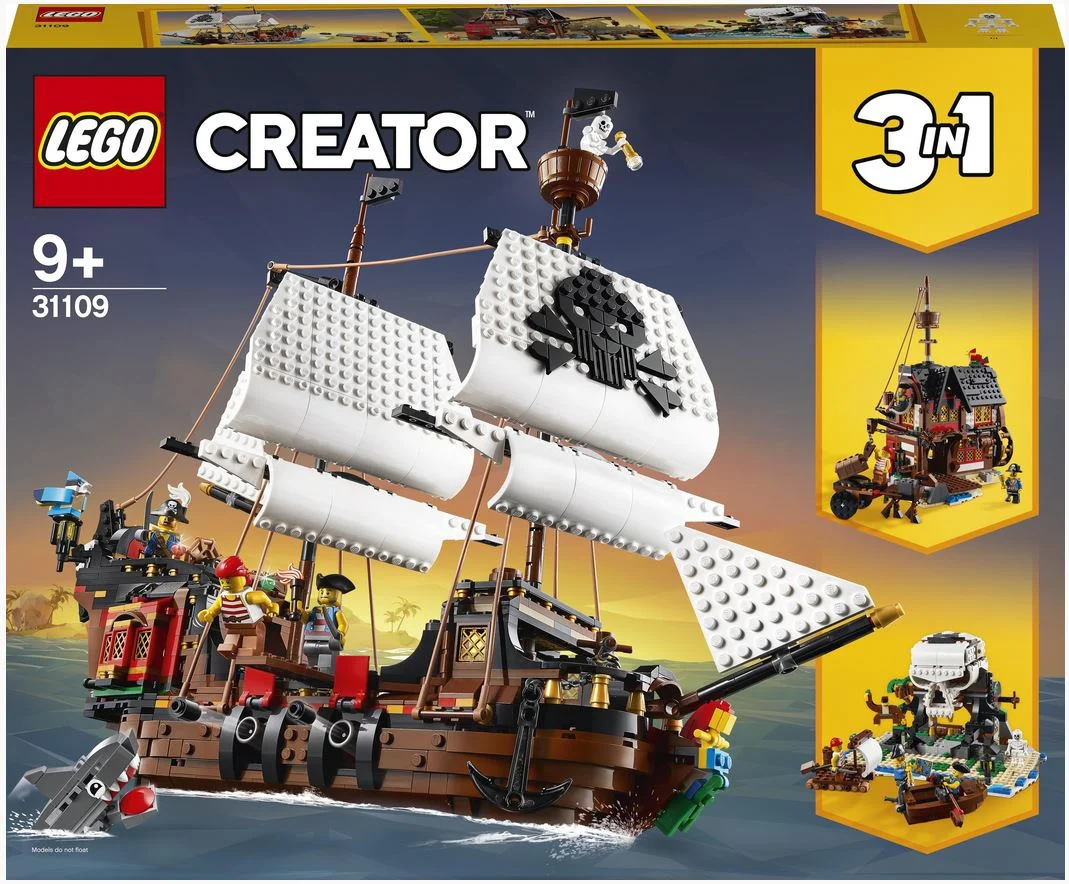 Konstruktorius LEGO® Creator Piratų laivas 31109