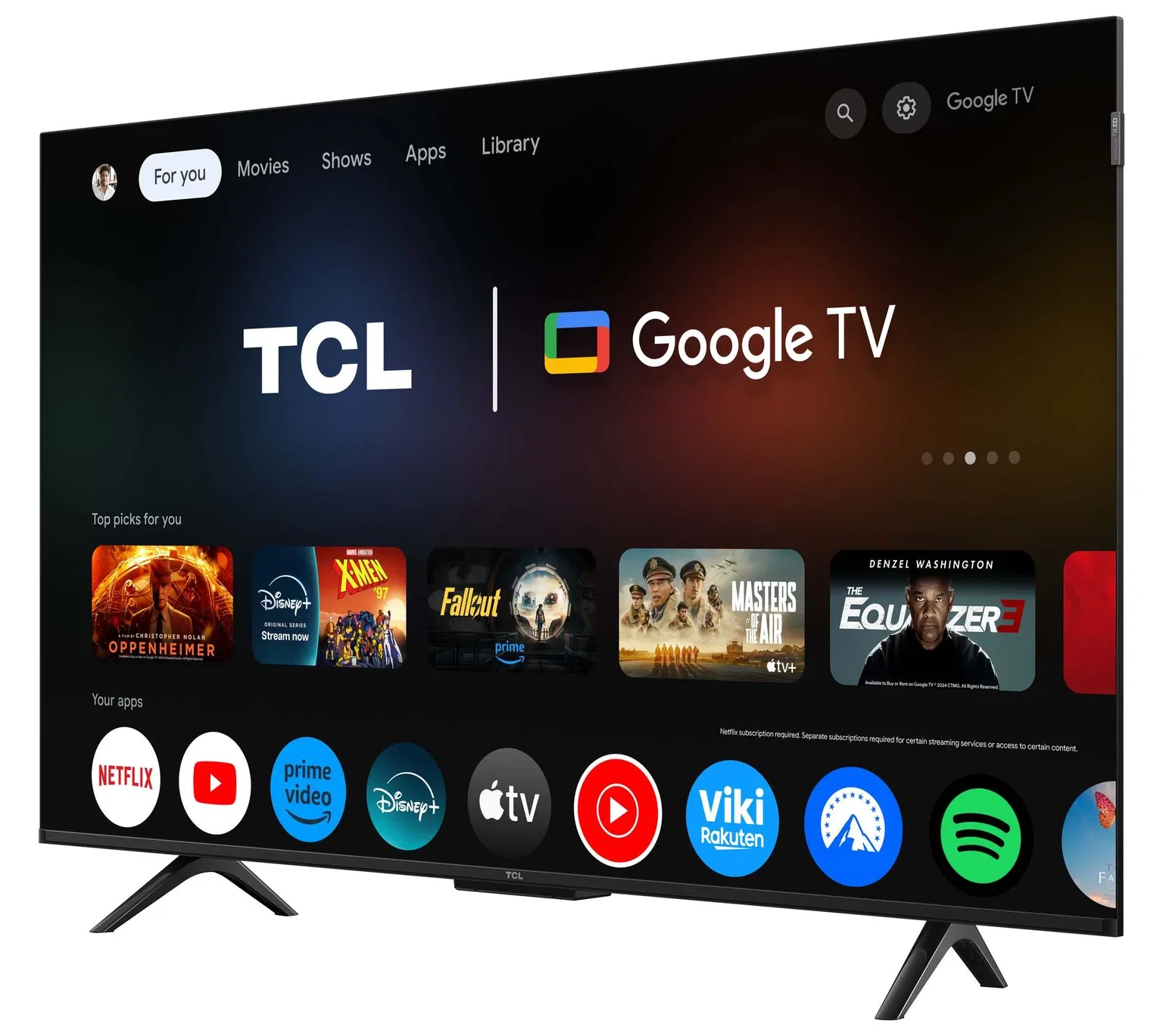 Televizorius TCL P7K 43P7K, 43