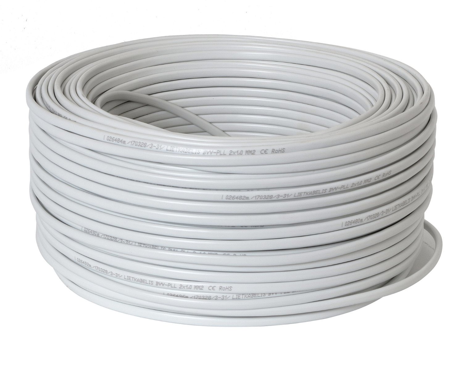 Instaliacinis kabelis, Lietkabelis OMYp (BVV-PLL), 2 x 1 mm², 100 m - 2