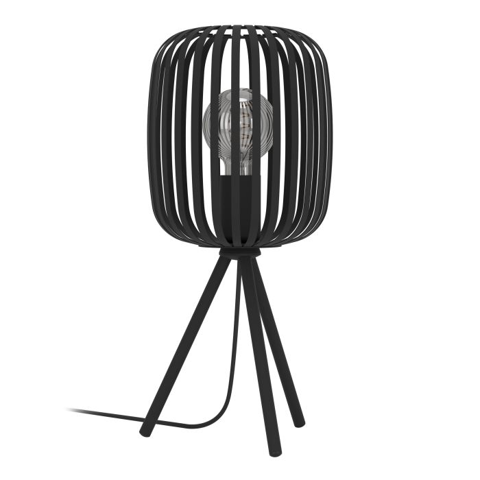 Stalinis šviestuvas EGLO ROMAZZINA, 1 x E27, max 40 W, juodos sp., Ø 20cm, h43,5cm-0