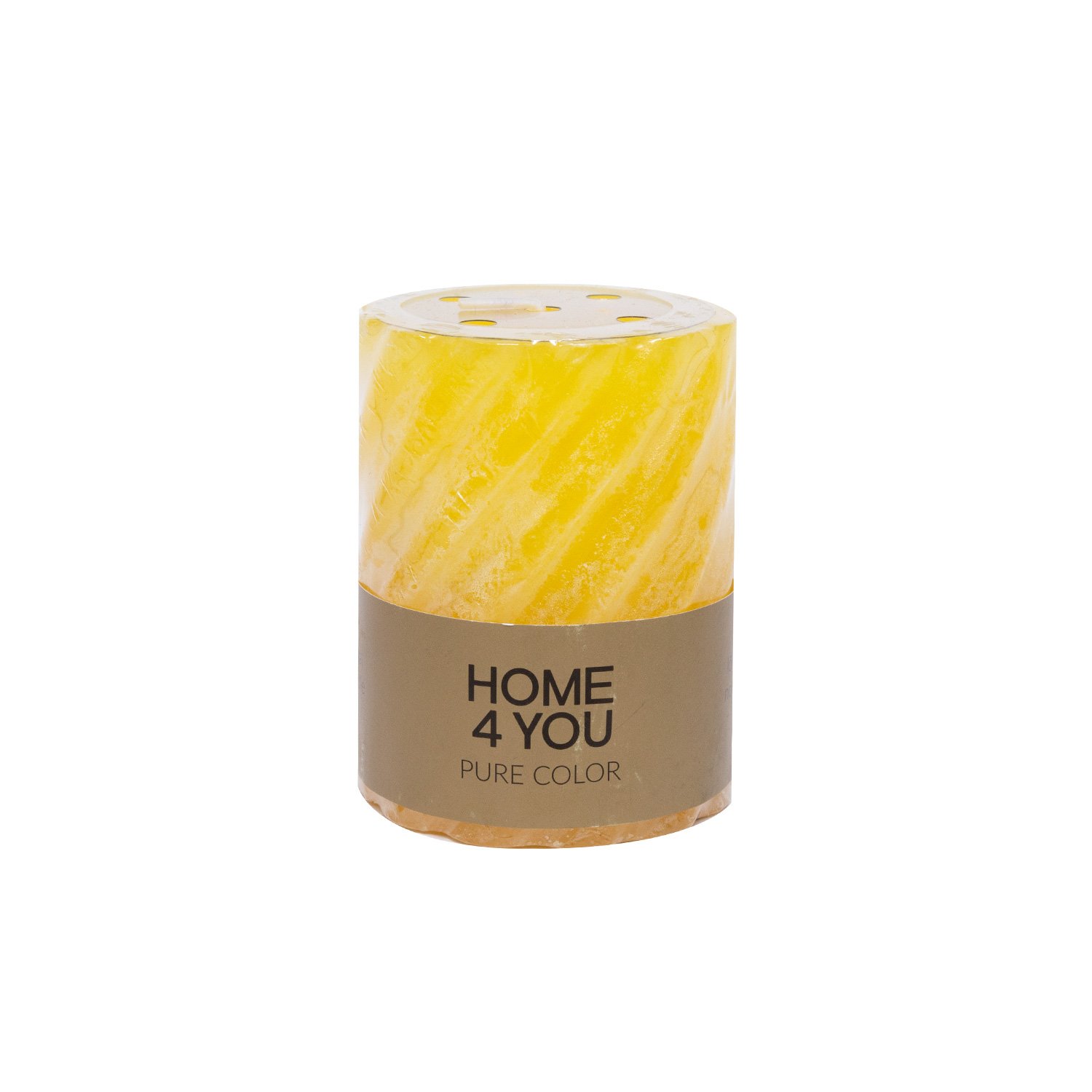Žvakė PURE COLOR, 6,8x9,5 cm, geltona (bekvapė)