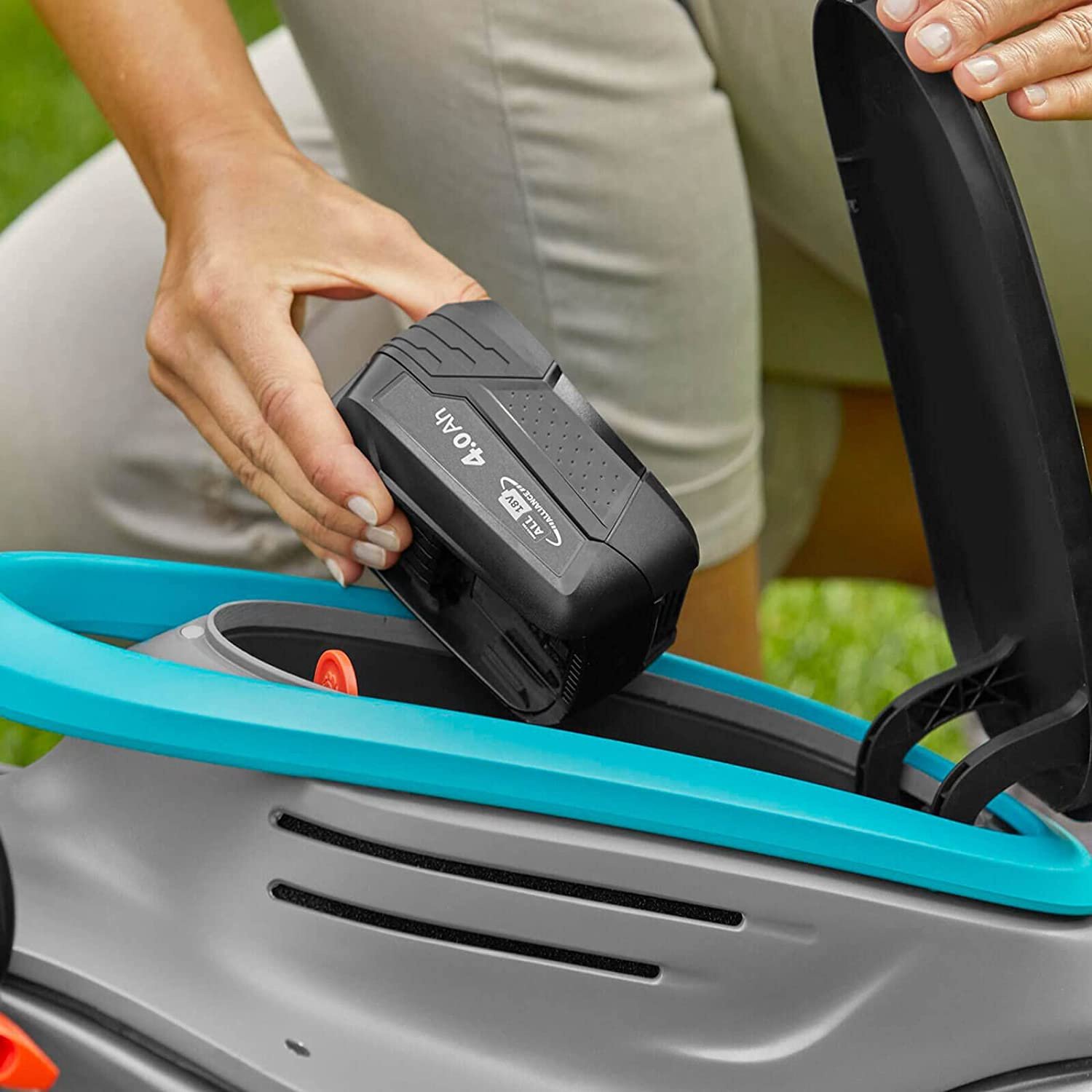 Akumuliatorinė vejapjovė Gardena PowerMax 32/18V P4A, 32 cm, be akumuliatoriaus ir įkroviklio-1