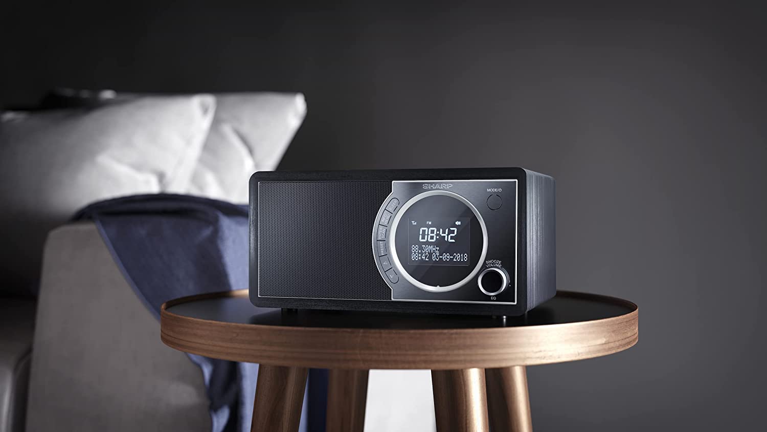 Radio imtuvas Sharp DR-450(BK), FM/DAB/DAB+, Bluetooth 4.2, Alarm function - 4