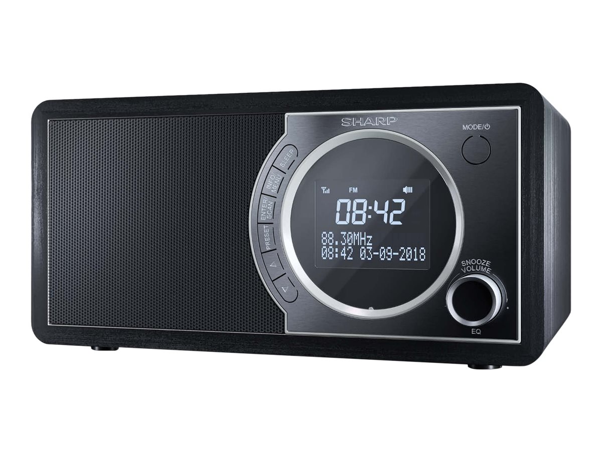 Radio imtuvas Sharp DR-450(BK), FM/DAB/DAB+, Bluetooth 4.2, Alarm function-1