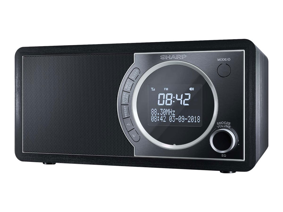 Radio imtuvas Sharp DR-450(BK), FM/DAB/DAB+, Bluetooth 4.2, Alarm function-1