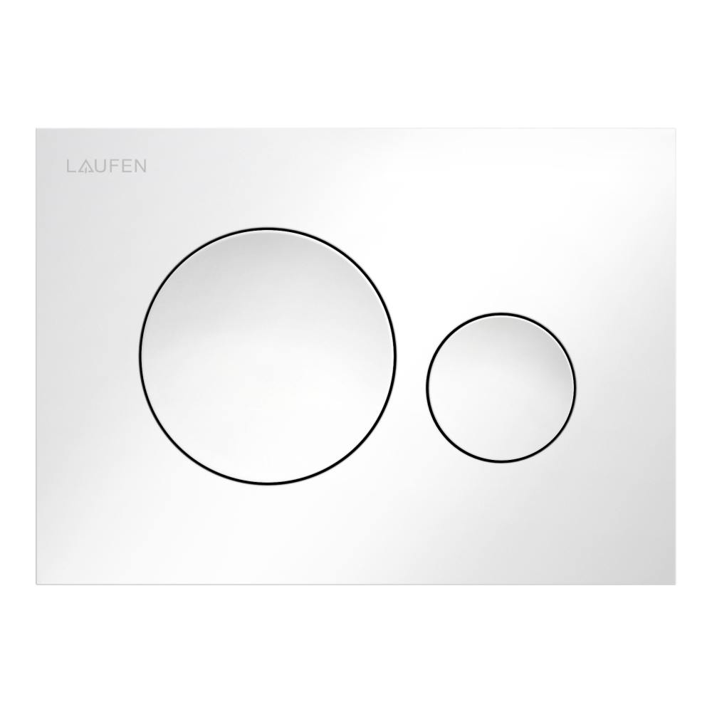 Nuleidimo mygtukas LAUFEN INEO MOON, dvigubas, baltos sp.-0