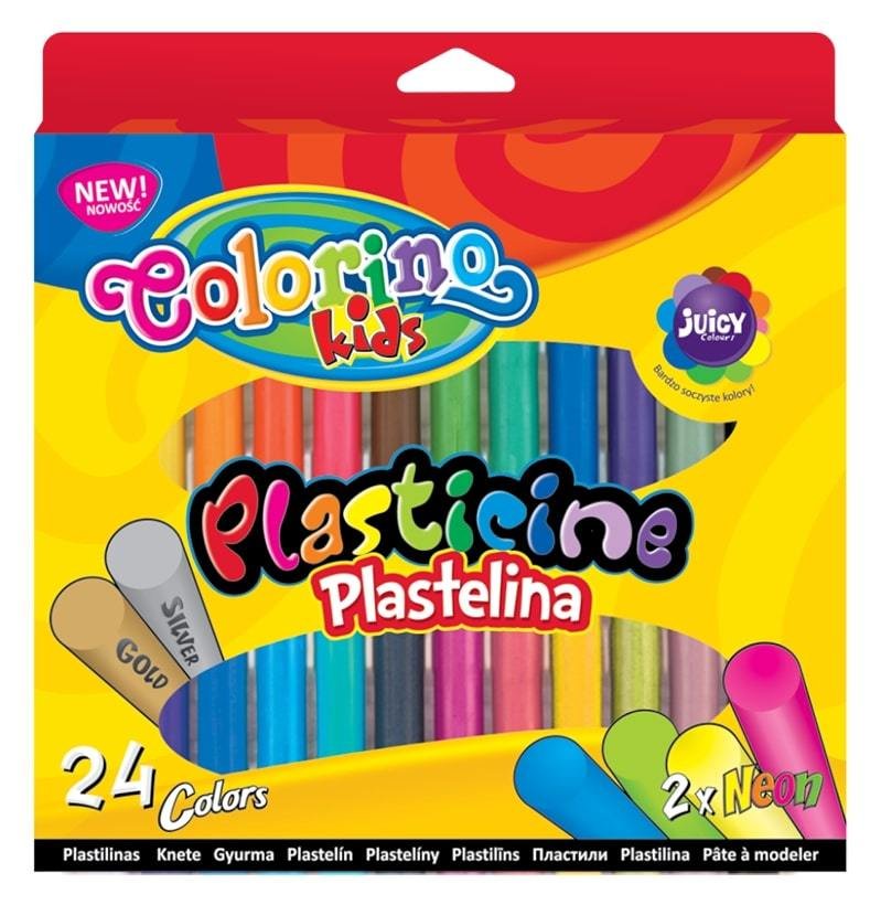 Plastilinas COLORINO, 24 spalvų