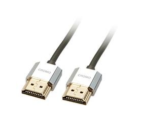 Laidas Lindy Slim High HDMI 2.0 Male, HDMI 2.0 Male, 0.5 m, juoda-0