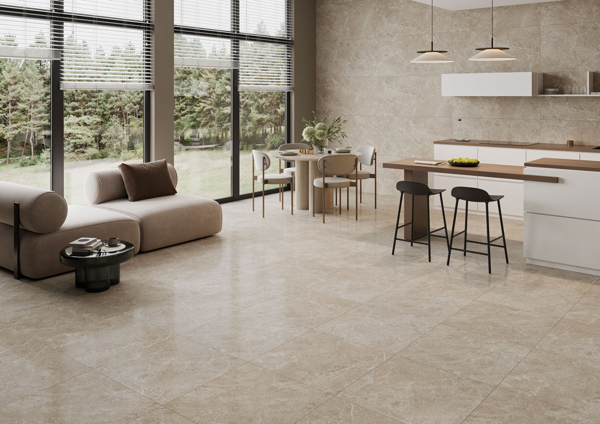 Akmens masės plytelės ALVARO BEIGE, matinės, G1, 59,8 x 59,8 cm-1