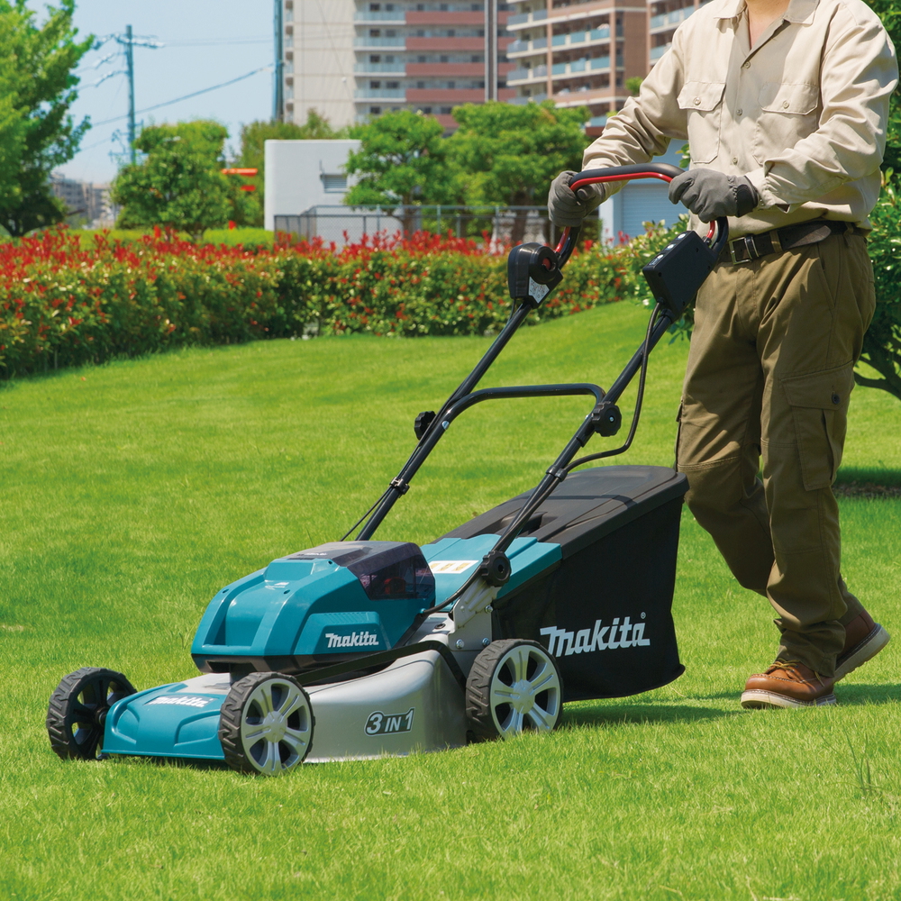 Akumuliatorinė vejapjovė MAKITA DLM460Z, 2 x 18 V, 46 cm, 60 l, be akumuliatoriaus - 5